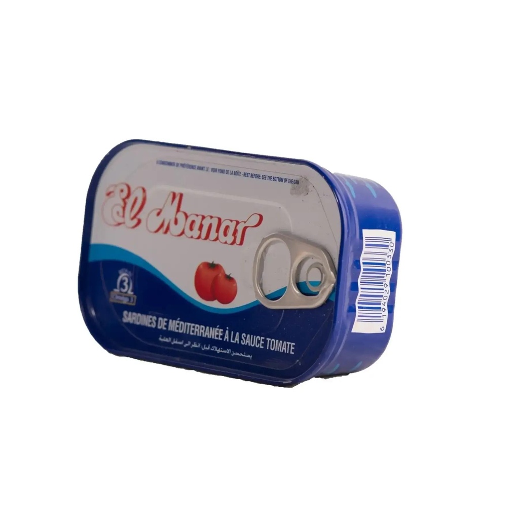 SARDINE A LA SAUCE TOMATE MANAR