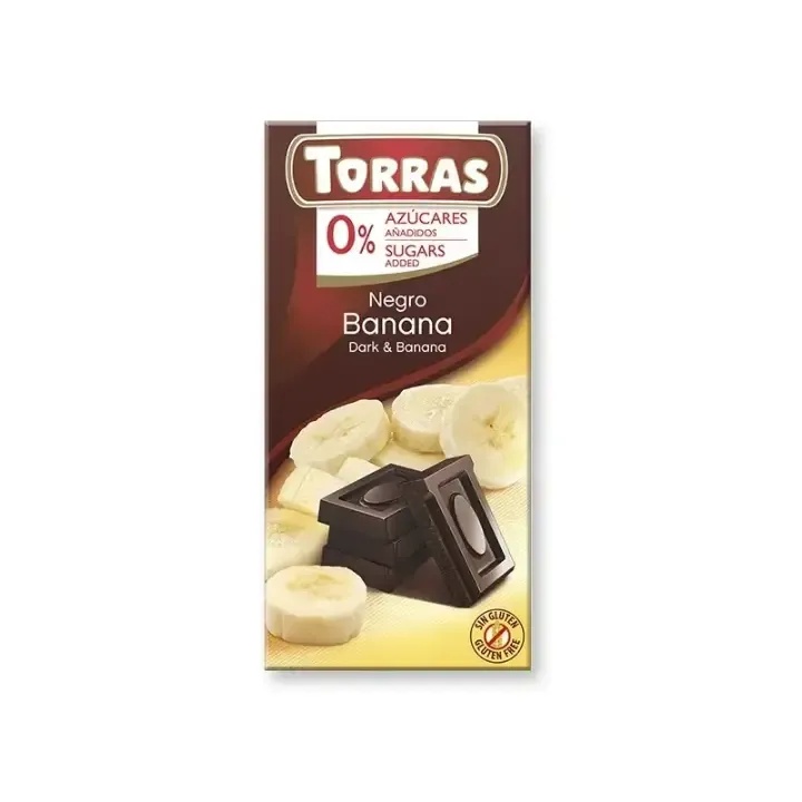 CHOCOLAT NOIR BANANE TORRAS 75G