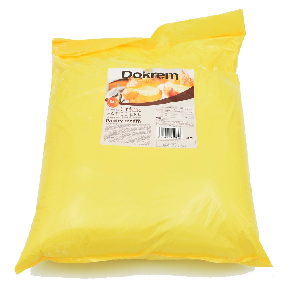 CREME PATISSIERE DOKREM 5KG