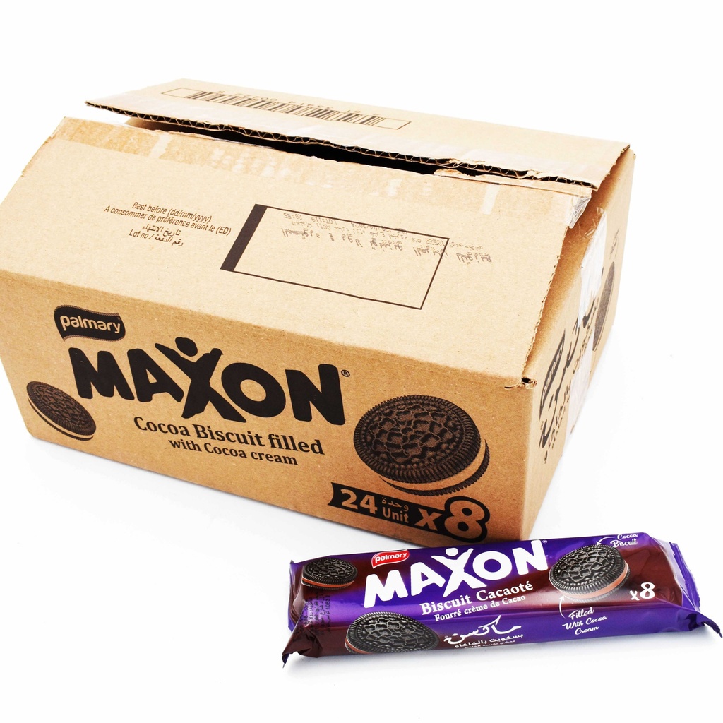MAXON  BISC NOIR CHOCO x 24p