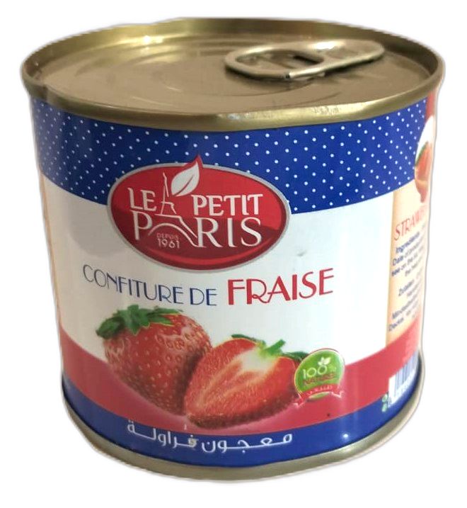 CONFITURE FRAISE 270GR PTIT PARIS PTITPARIS