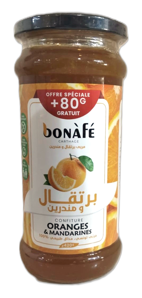 Confiture Bonafe oranges & mandarines