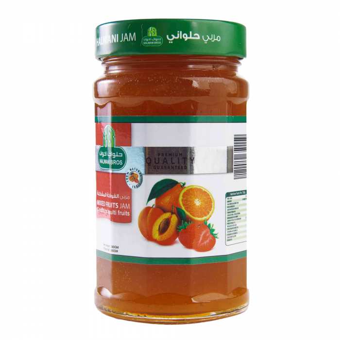 Confiture ora+fraise halweni