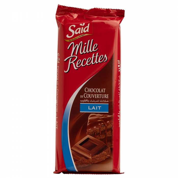 CHOCOLAT COUVERTURE LAIT 500GR