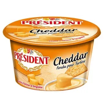 CREME CHEDDAR PRESIDENT 150G