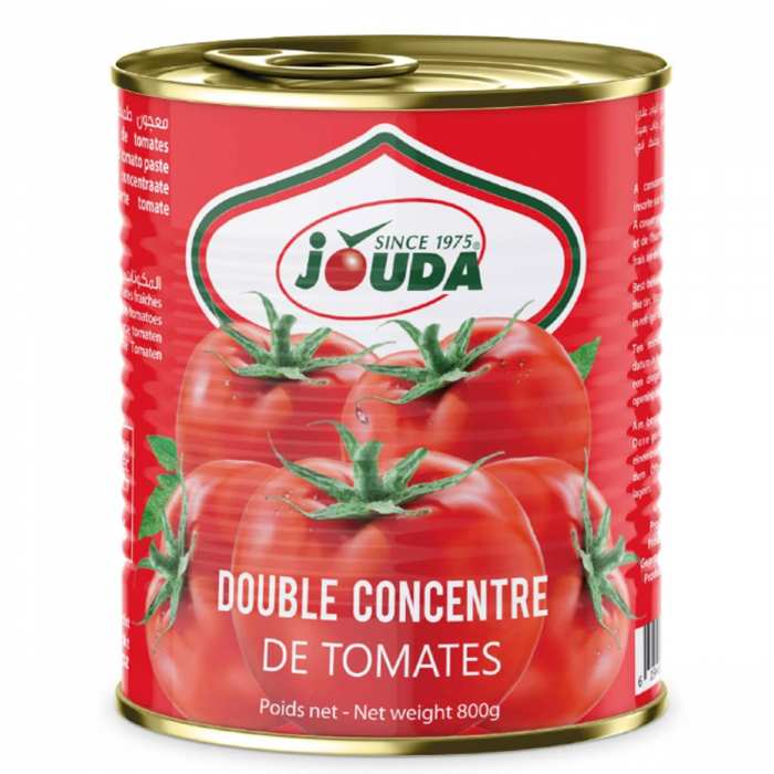 DOUBLE CONCENTRE DE TOMATE JOUDA800G