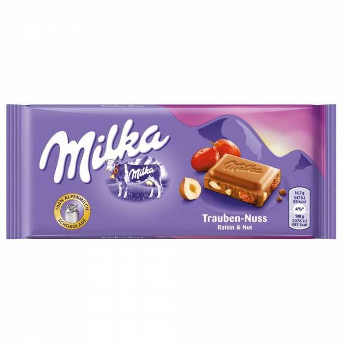 MILKA RAISINS ET NUTS