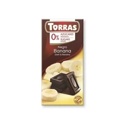 CHOCOLAT NOIR BANANE TORRAS 75G