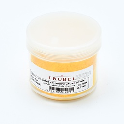 [30111-100GR] COLORANT POUDRE JAUNE CITRON 100 GR FRUBEL