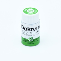 [30131-30GR] COLORANT GEL VERT MENTHE 30GR DOKREM