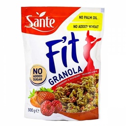 [37213] Sante Fit Granola-300G-Strawberry&Raspberry