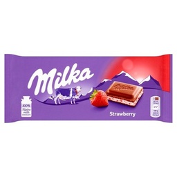 CHOCOLAT STRAWBERRY MILKA 100G