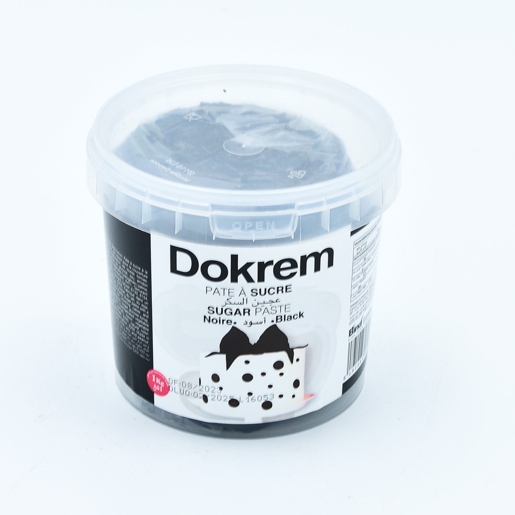 PATE A SUCRE NOIR 1KG DOKREM